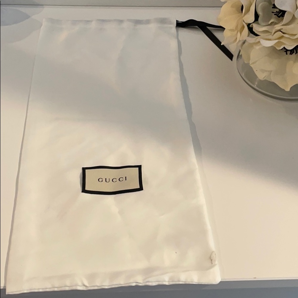 Gucci silk slipper bag